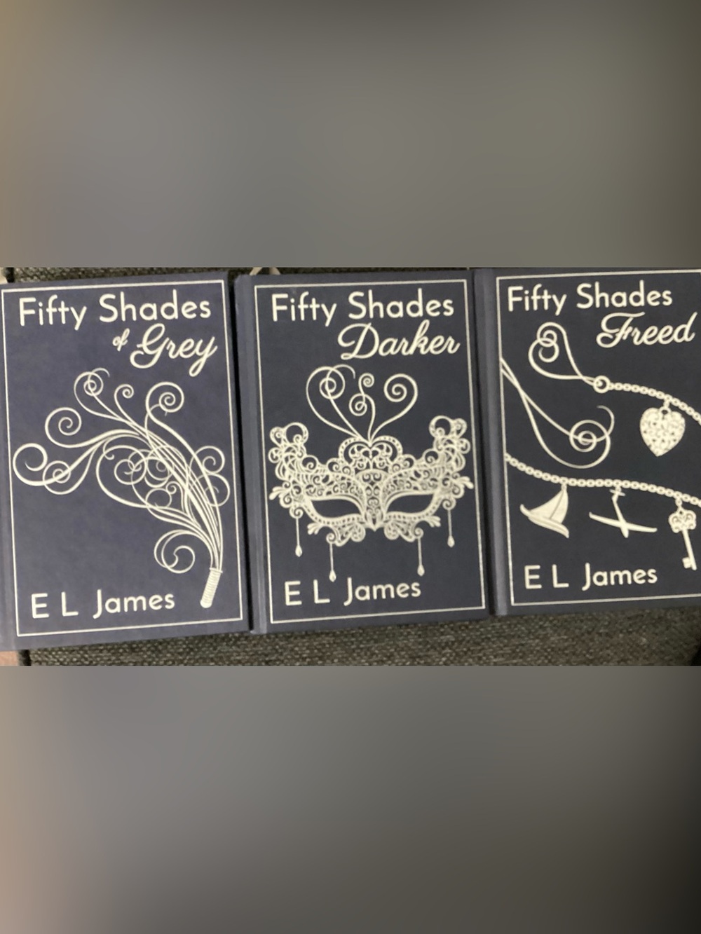 Fifty Shades Trilogy Box Set - Blue Hardcover